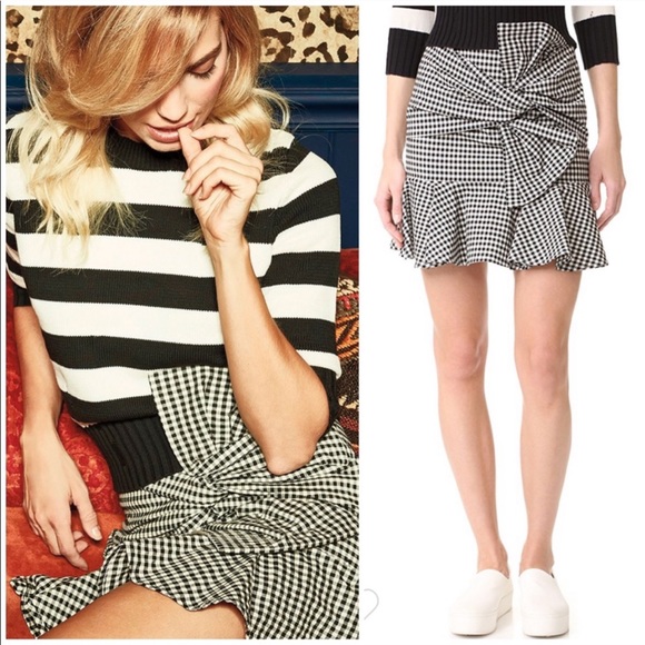 Veronica Beard Dresses & Skirts - Veronica Beard gingham picnic bow mini skirt 2